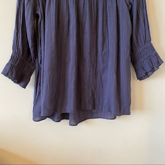 Nwt-Free People Obi Mila Smocked Tunic Blouse - Picture 11 of 15